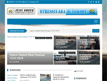 Tablet Screenshot of justdrive.ee